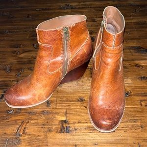 Kork-Ease Leather Booties